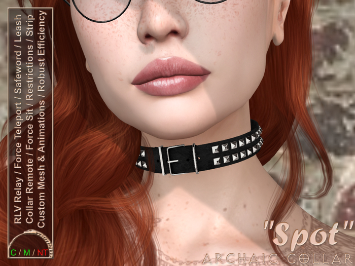 Second Life Marketplace Archaic Collar "Spot"